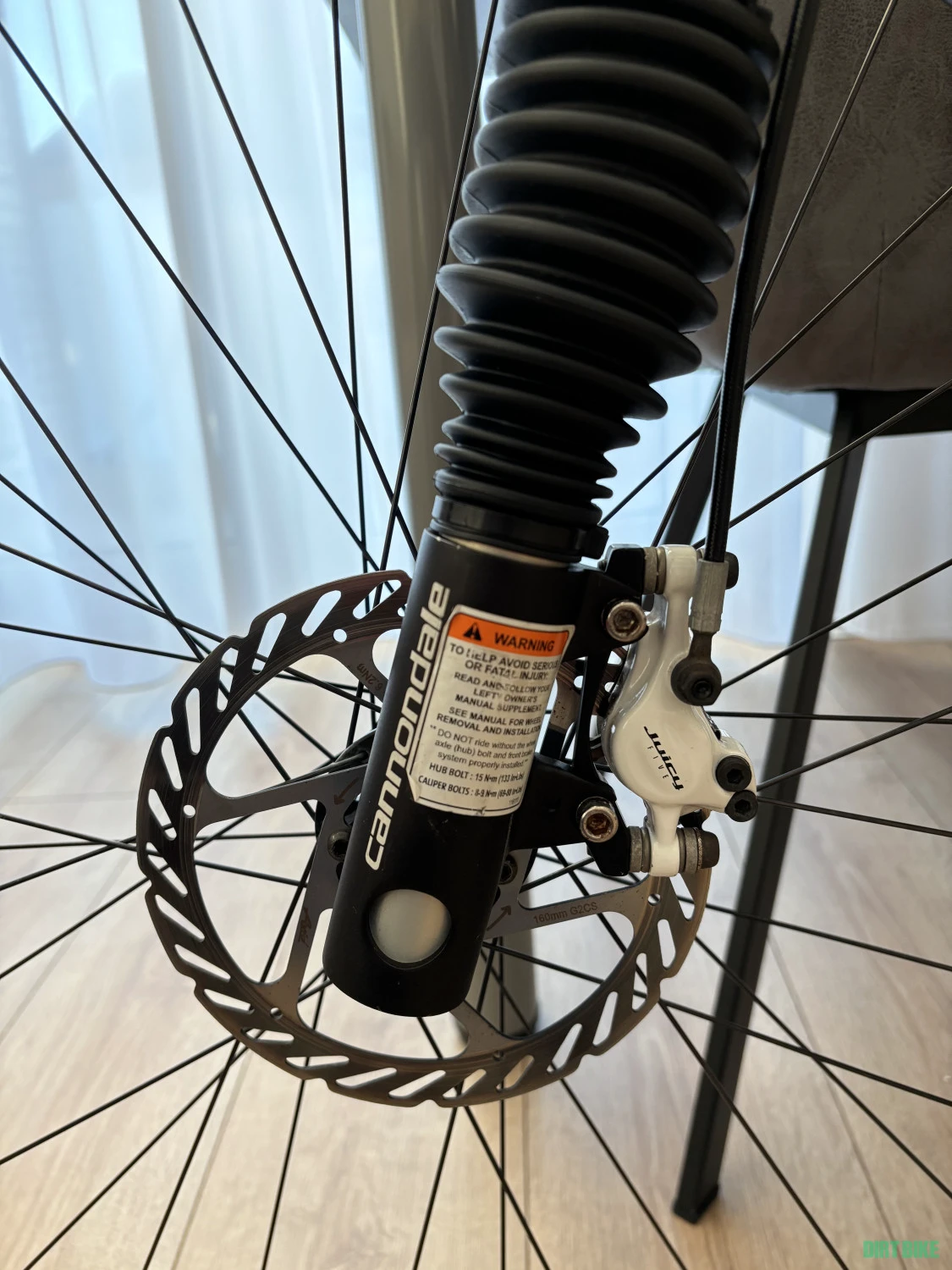 5. Cannondale Lefty F1 Caffeine marime M