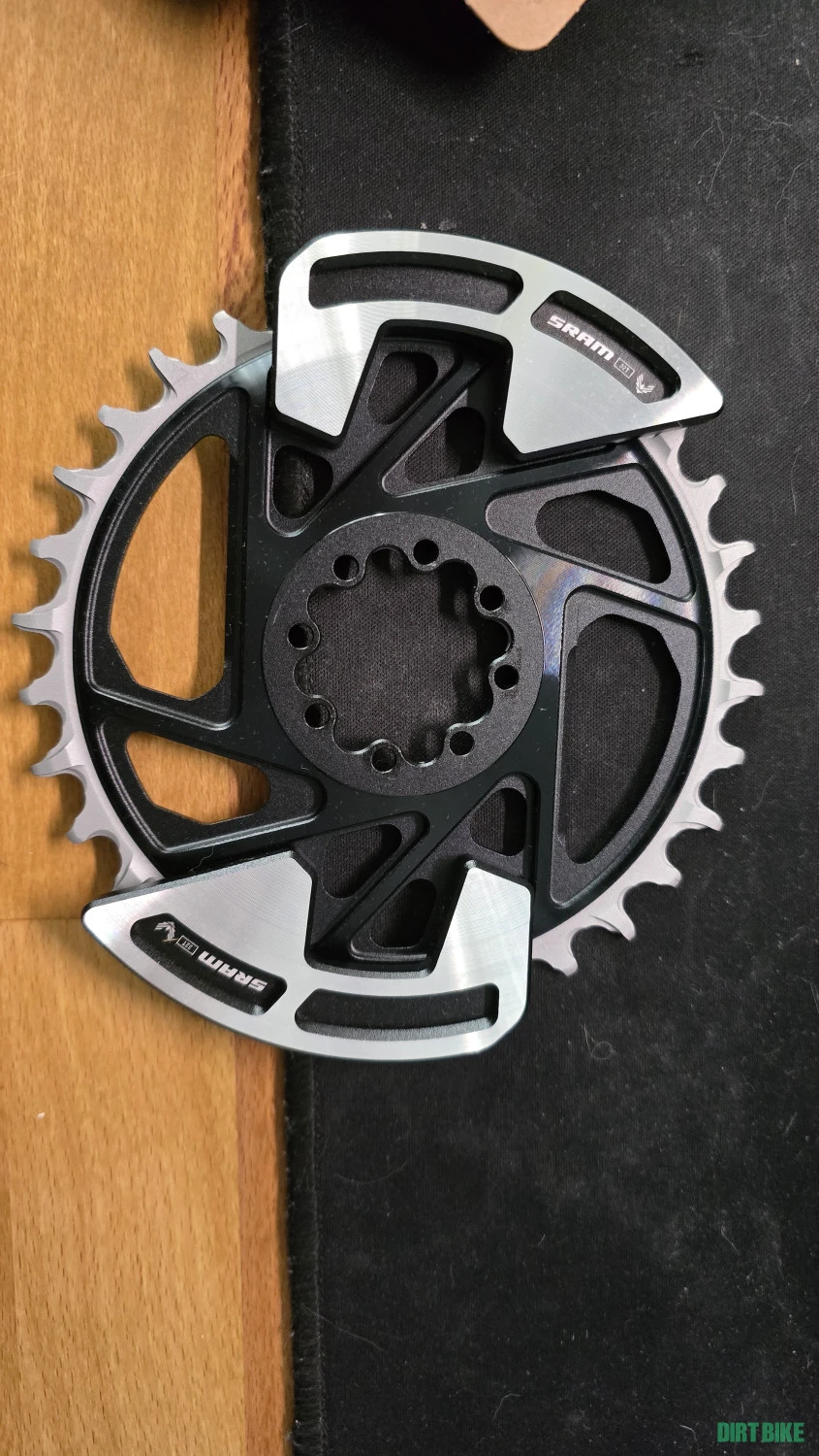 1. SRAM XX Eagle Transmission Chainring 8-hole Direct Mount 3 mm Offset