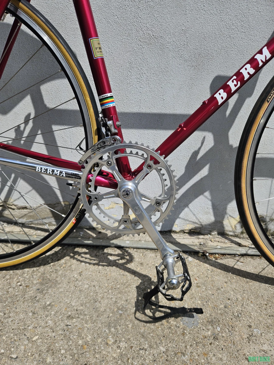 7. Berma Prof Aero-Cursiera Vintage, Campagnolo Super Record, anii 80'