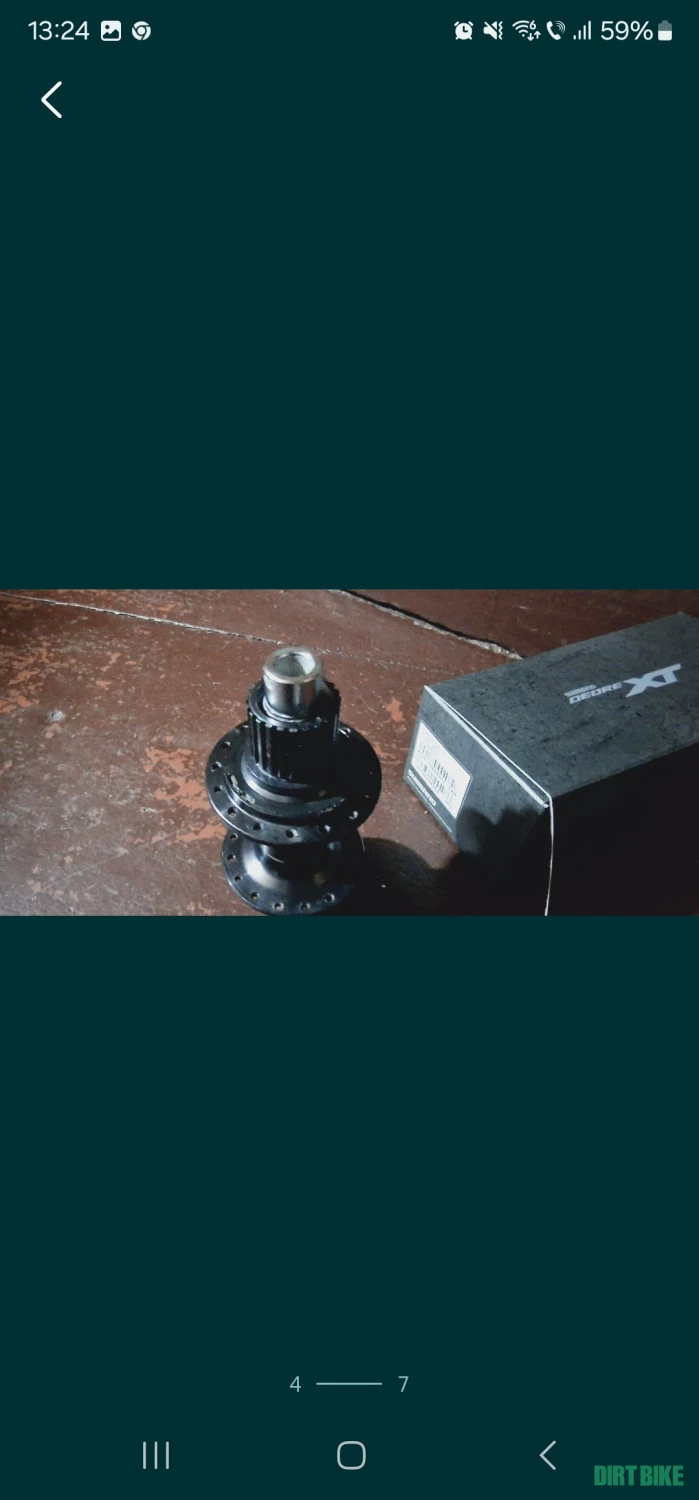 1. Butuc complet spate shimano xt microspline