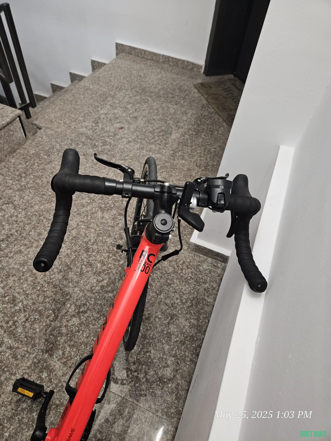3. Bicicleta copii sosea Triban RC 100 Rosu