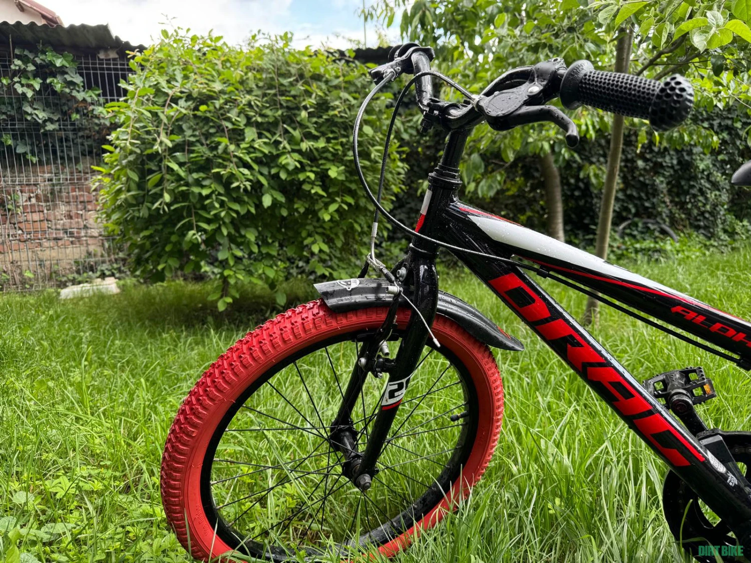 1. Bicicleta Drag Alpha SS 18 negru rosu