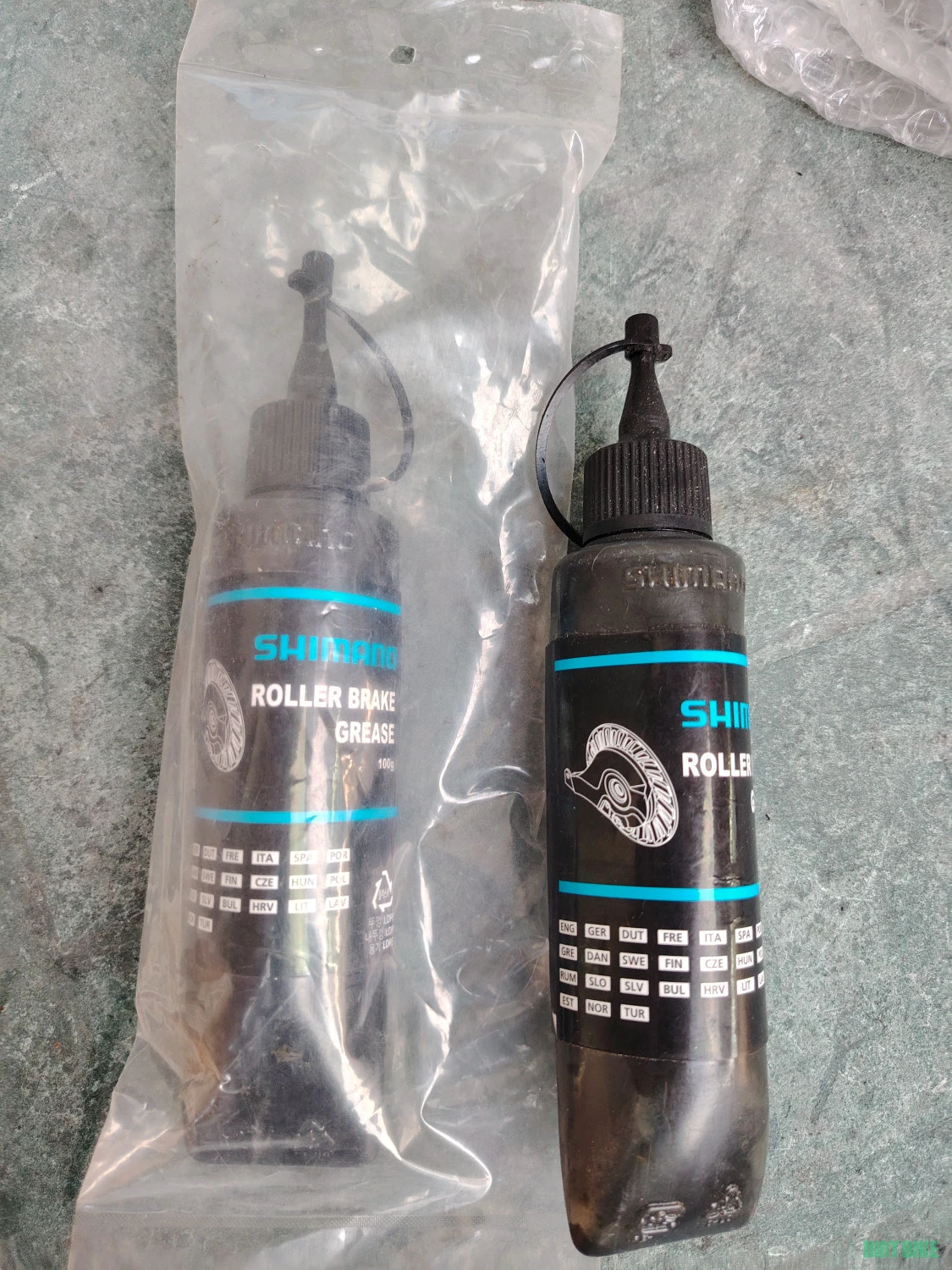 5. Vaselina Shimano Roller Brake