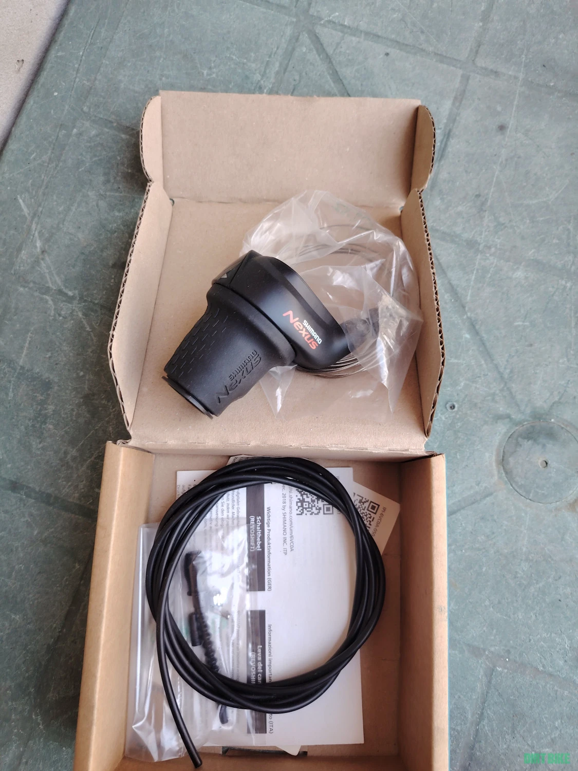 1. Manetă Shimano Nexus 7 -Complecta-nou