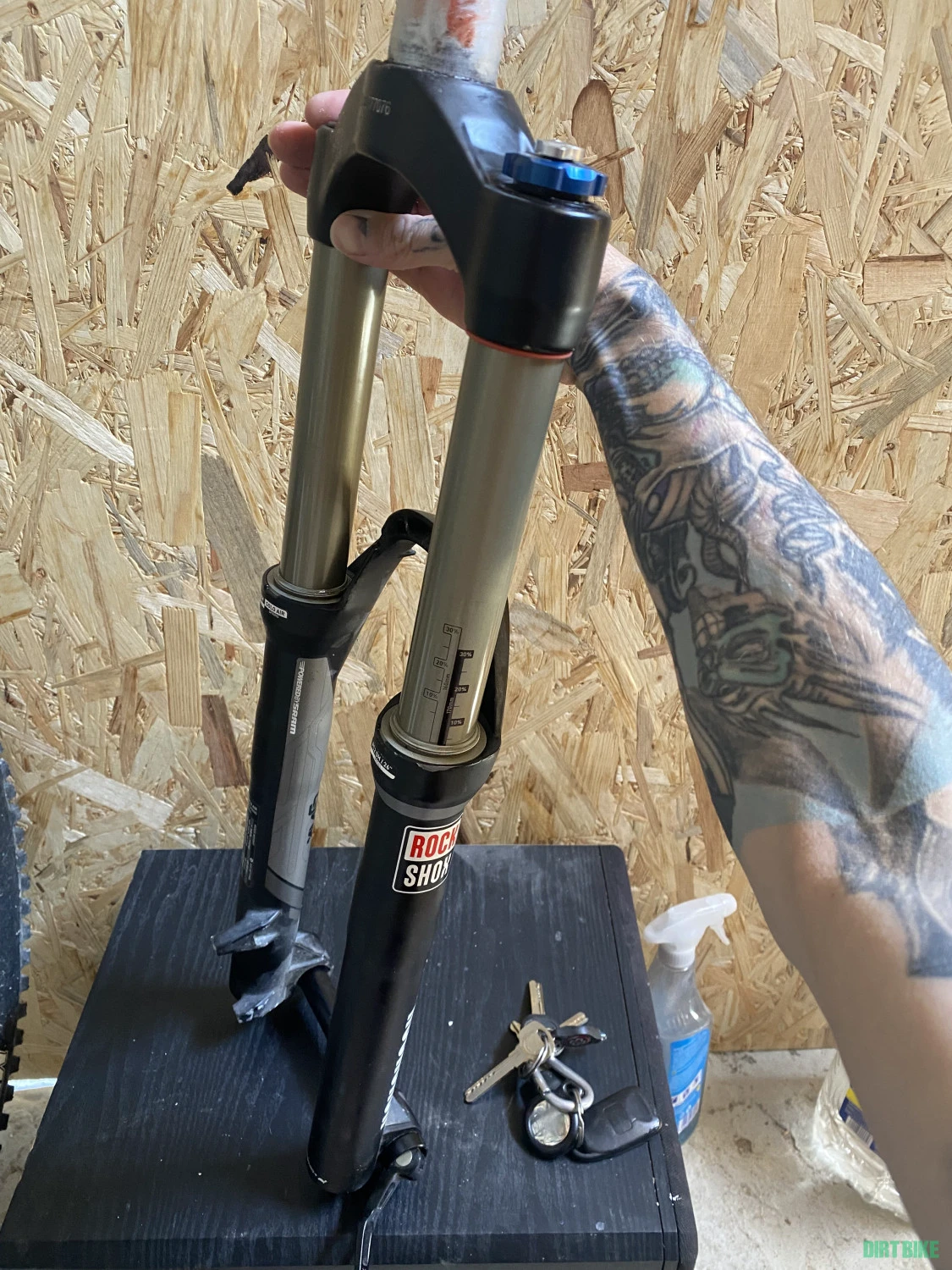 3. Furca rockshox 170