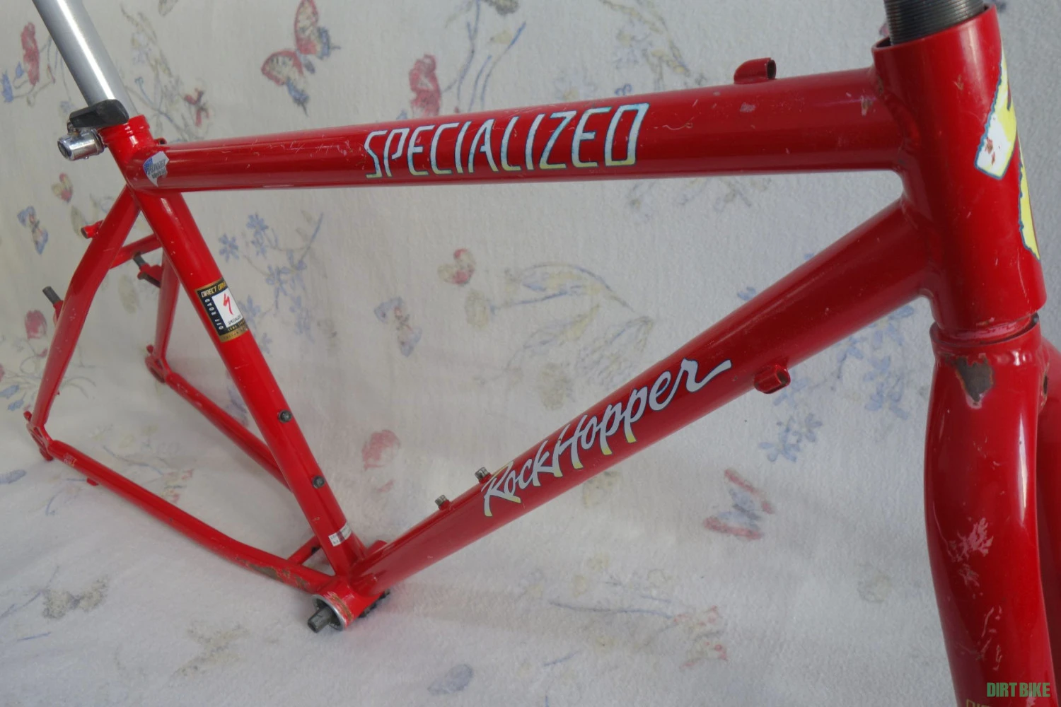 1. Vand cadru Specialized Rockhopper MTB otel anii 90