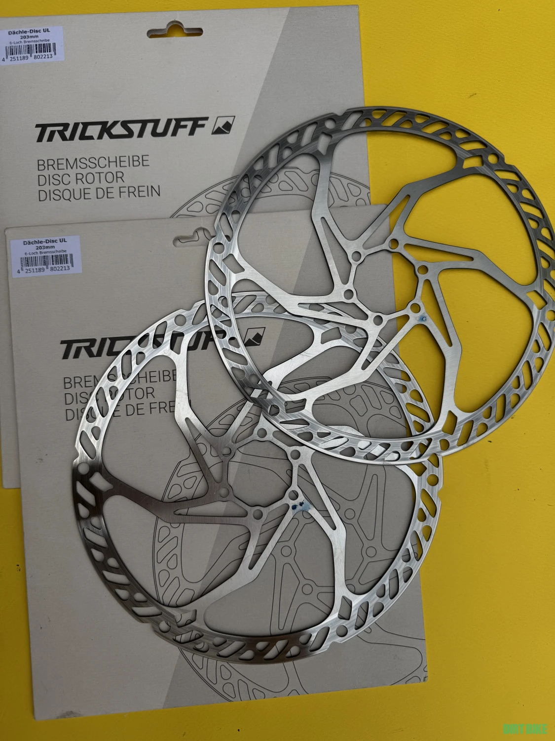 1. 2 buc discuri Trickstuff de 203 mm