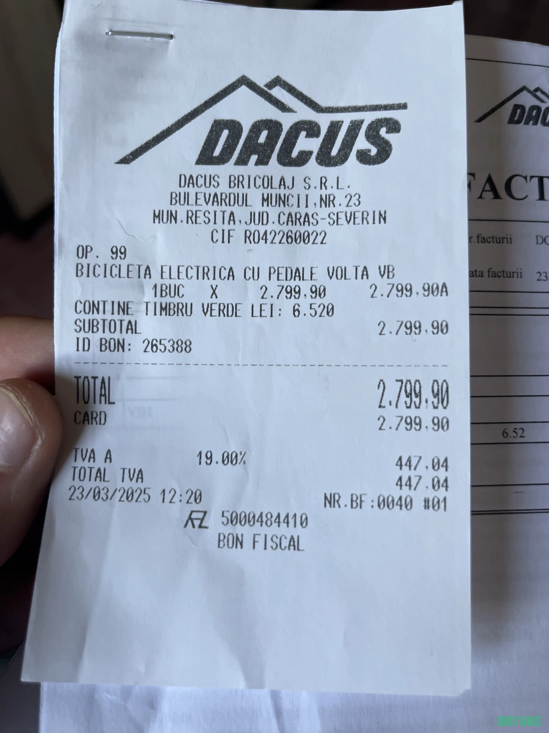 7. Bicicleta electrica Volta VB