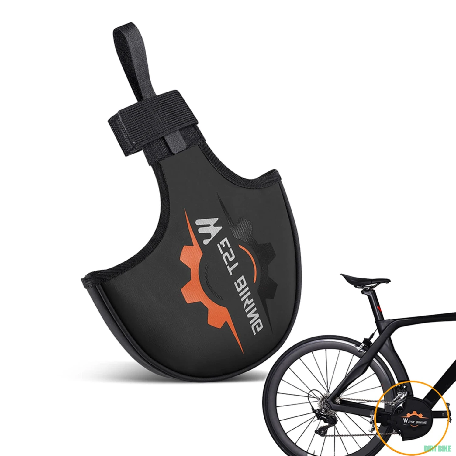 5. Husa de protectie pentru lant bicicleta pinioane aparatoare angrenaj