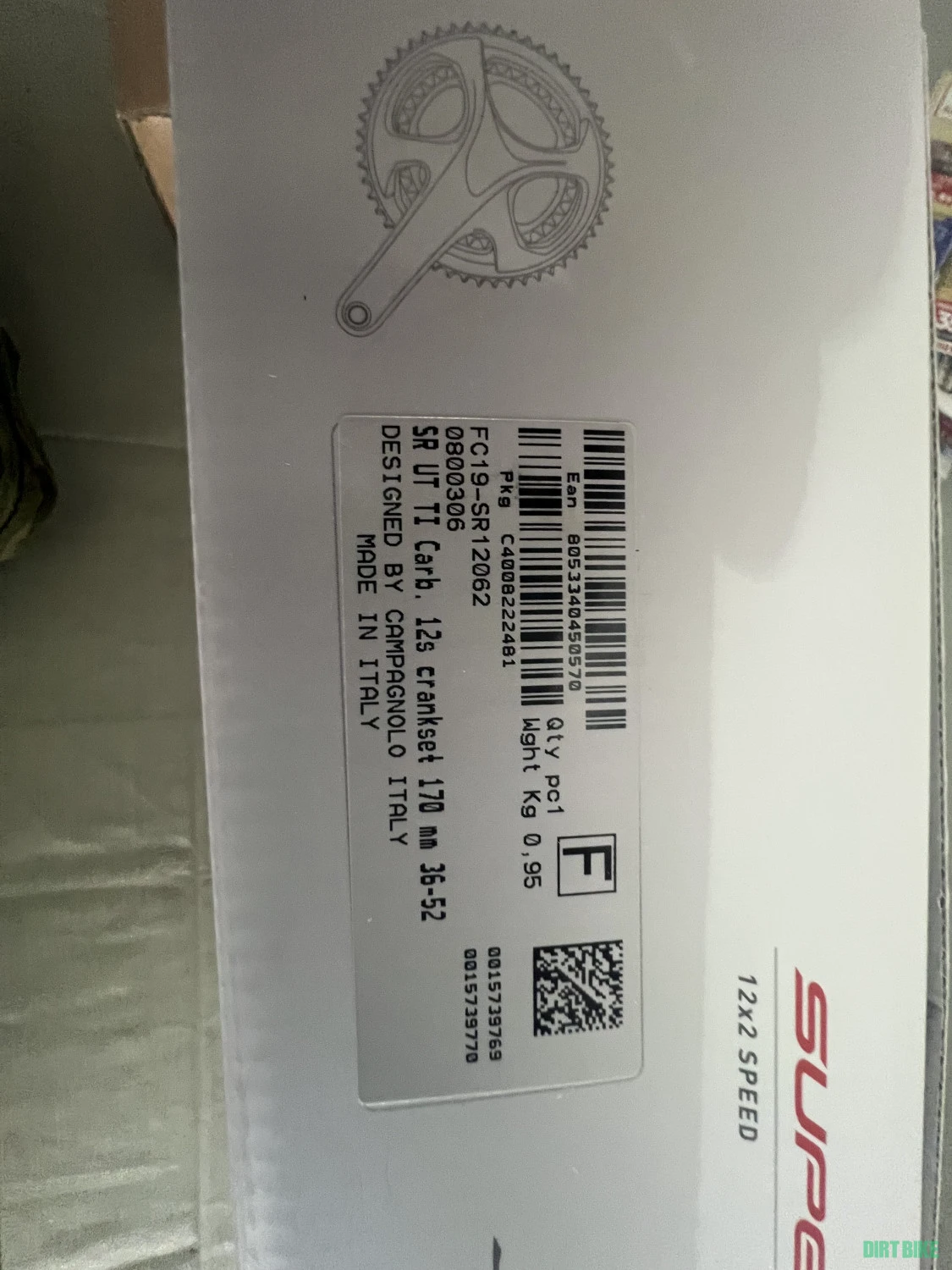 1. Angrenaje Campagnolo SuperRecord 12v +altul cu powermetru