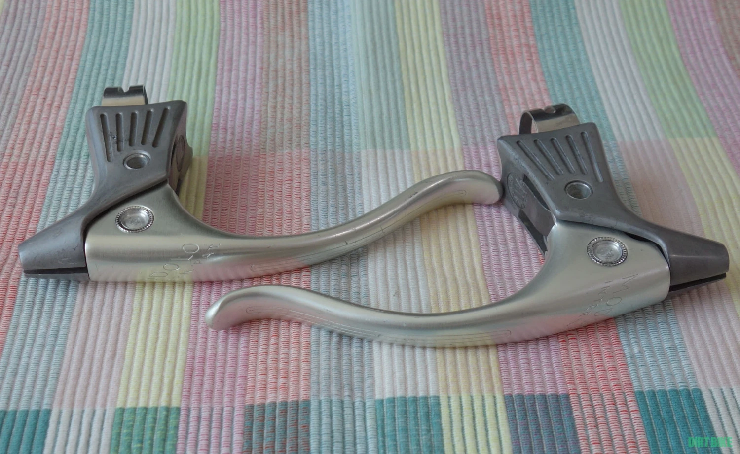 4. Vand pereche manete frana Modolo vintage cursiera Made in Italy