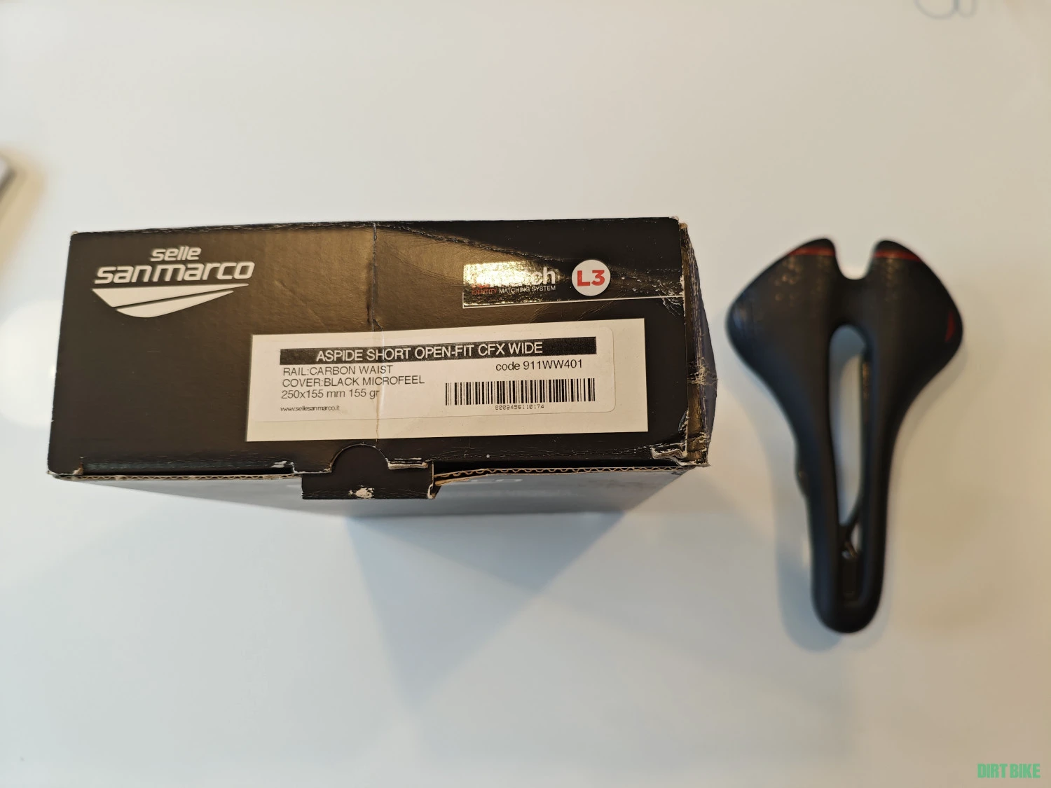7. Sa carbon Selle Sanmarco Aspide Short Carbon FX - 155gr.