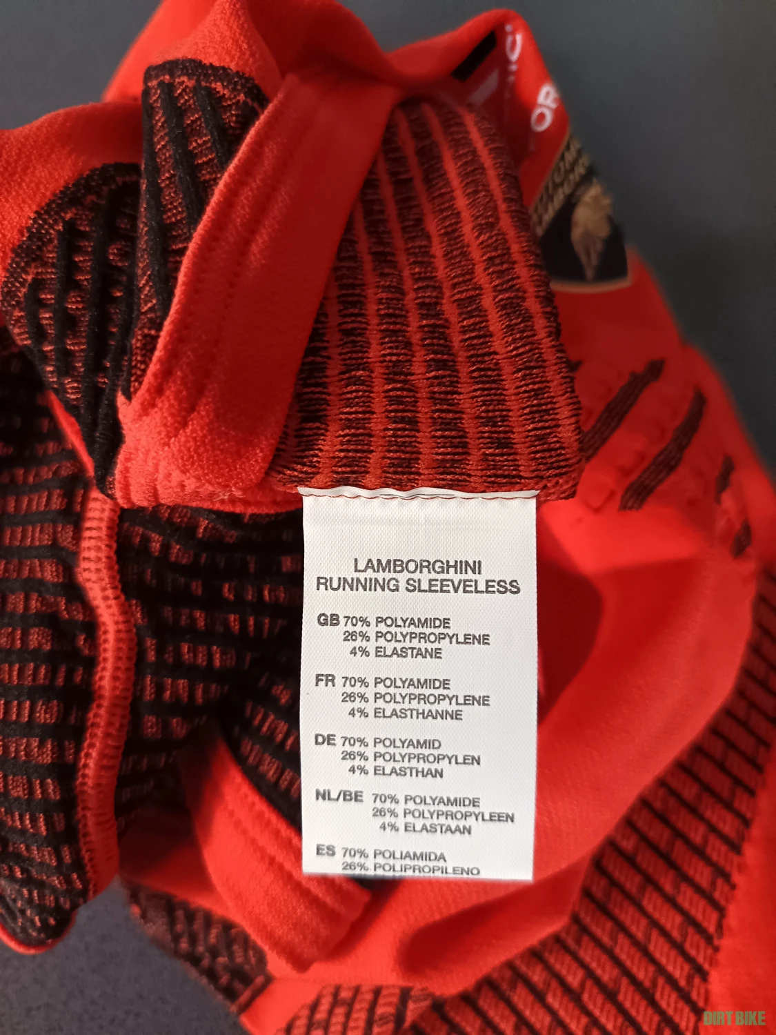 5. X-Bionic for Automobili Lamborghini tricou fara maneci -marimea L