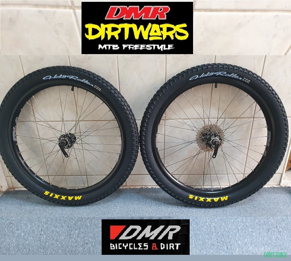 1. Set roti DMR Dirt cu anvelope Maxxis HolyRoller 24"x2.40