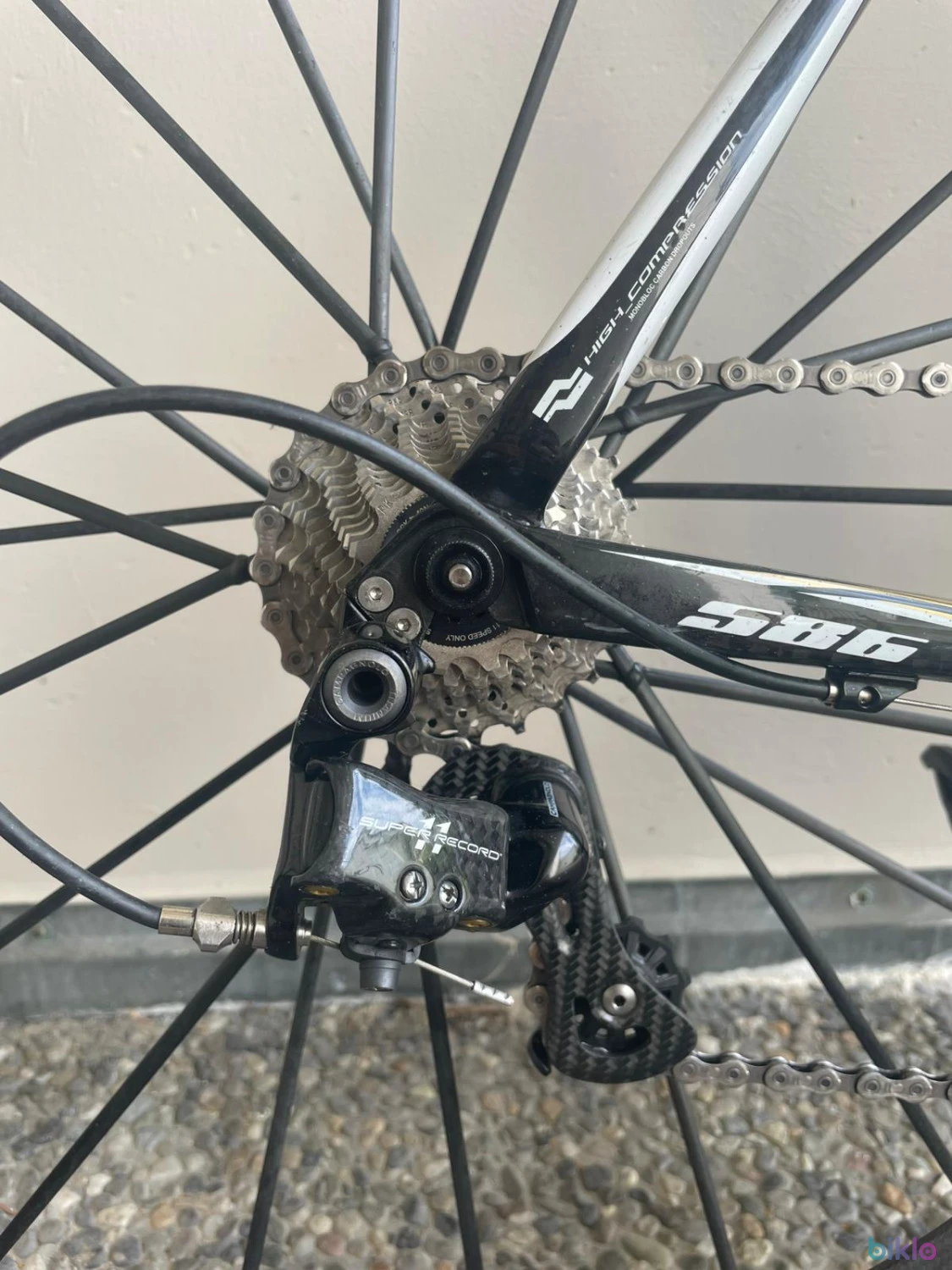 14. LOOK 586 Pro Team High-End Sammlerstück! Campagnolo Super Record, Lightweight Meilenstein