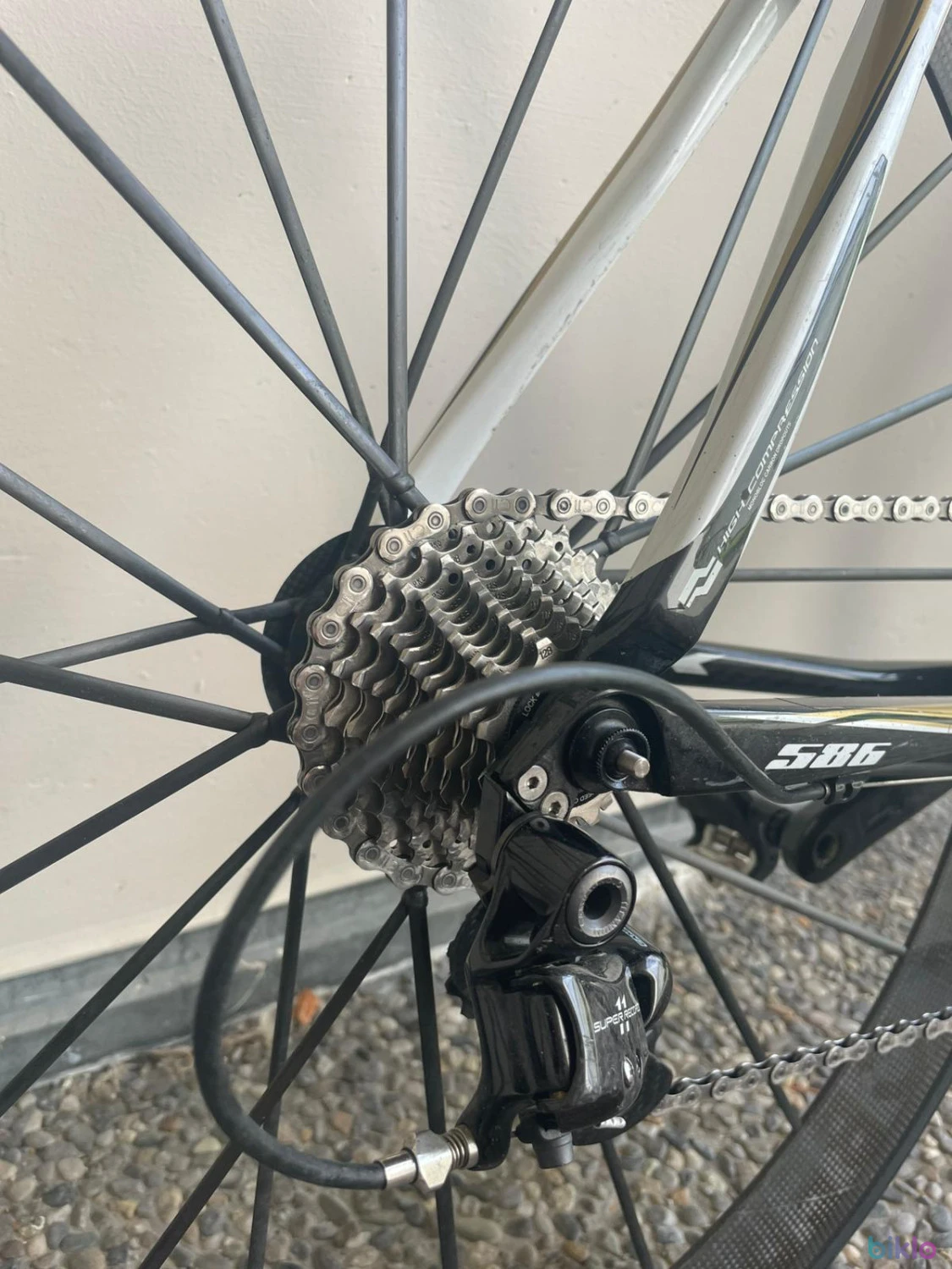 17. LOOK 586 Pro Team High-End Sammlerstück! Campagnolo Super Record, Lightweight Meilenstein