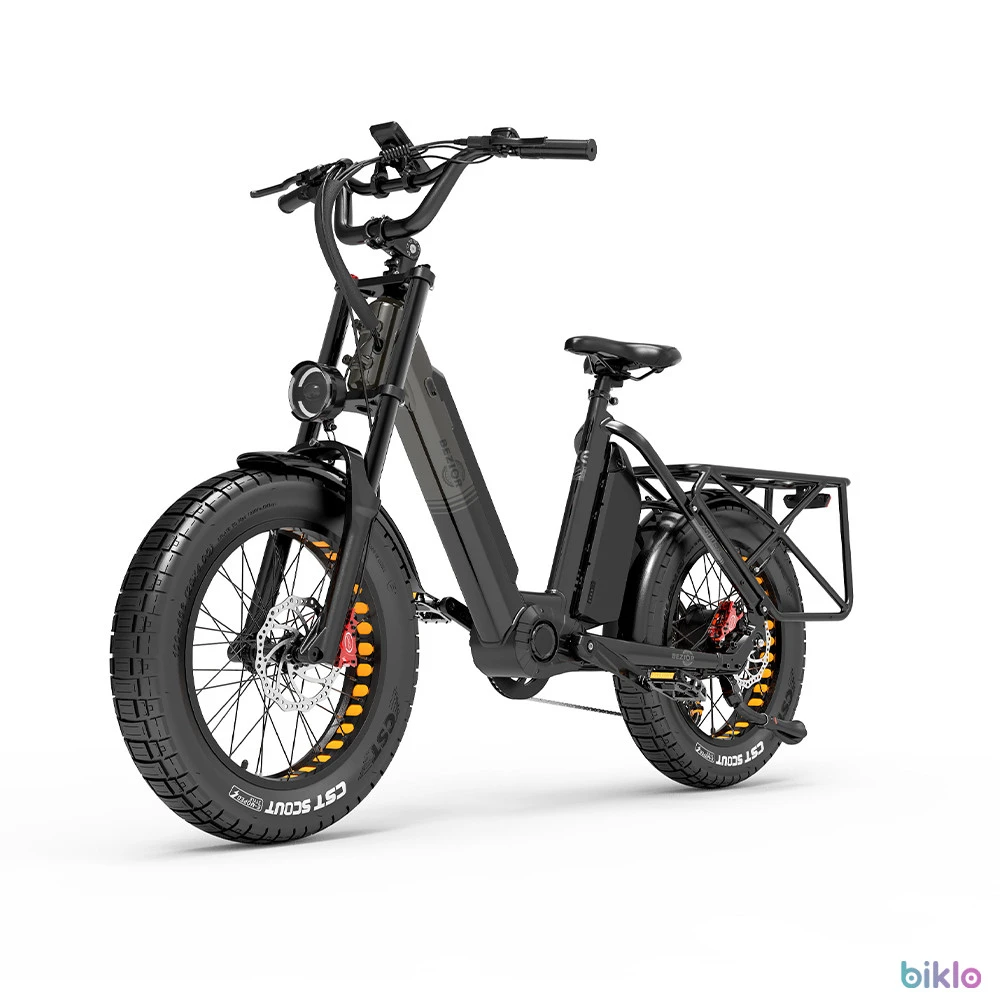 1. BEZIOR X500MAX 20" Fat Tire Electric Mountain Bike 750W Motor 48V 37.5Ah Battery