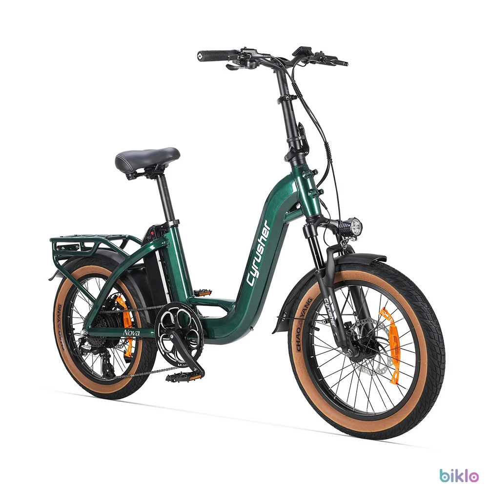 1. CYRUSHER Nova 20" Step-through Electric Bike 250W Motor 36V 15Ah Battery