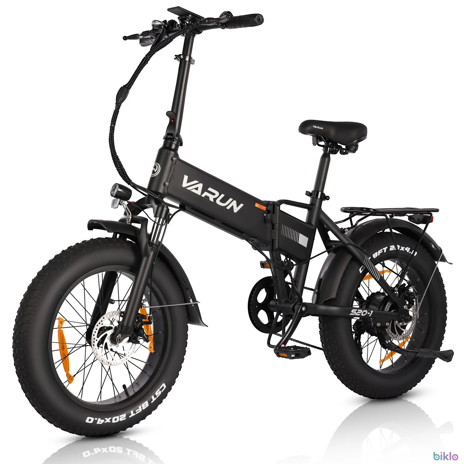 1. VARUN S20-1 Folding Electric Bike 20inch Fat Tire Bike with 48V13AH Battery