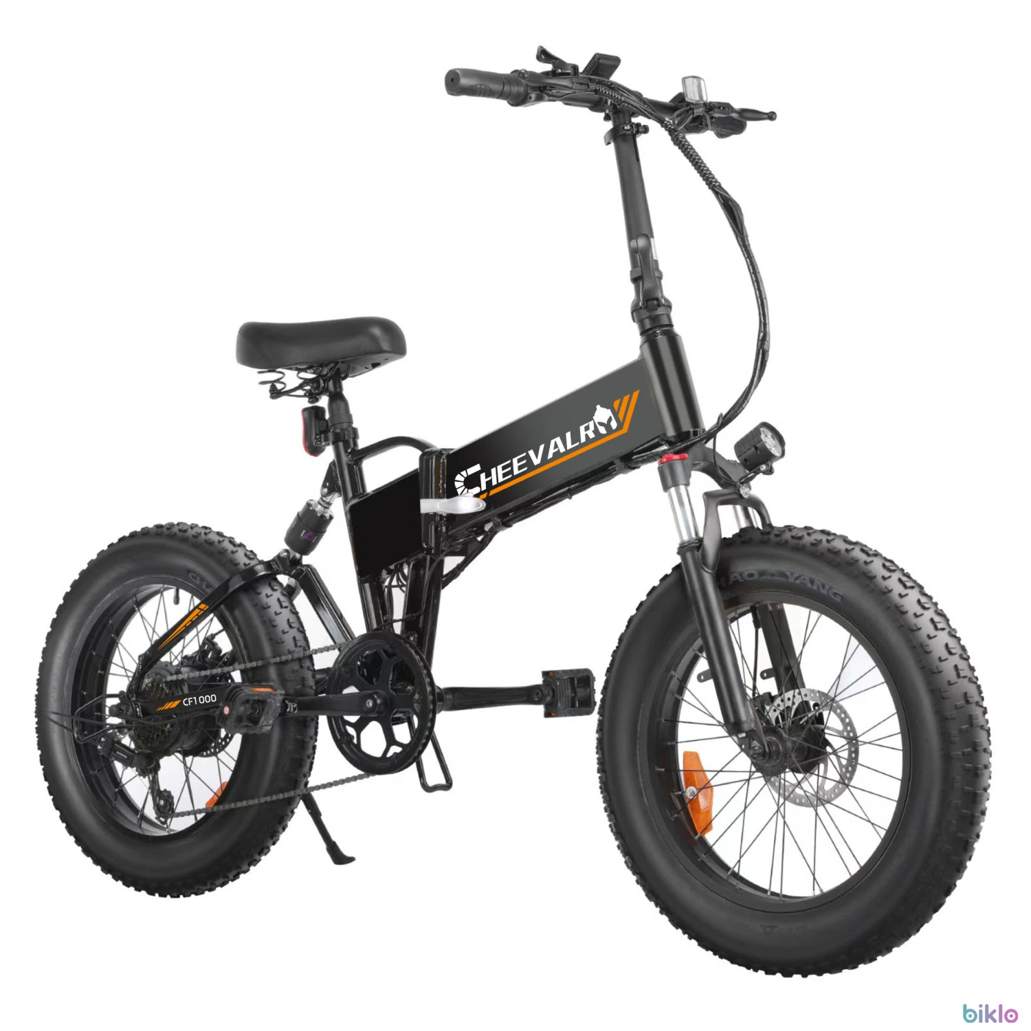 1. Cheevalry CF1000 Electric Bike 20 Inch Fat Tire E-Bike 1000W 48V 20AH Folding City EBike