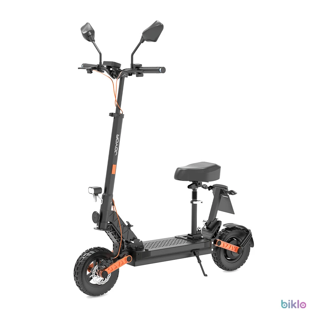 1. JOYOR S8E Electric Scooter with Seat ,800W 48V 26AH 10" with NFC& Rear view Mirror