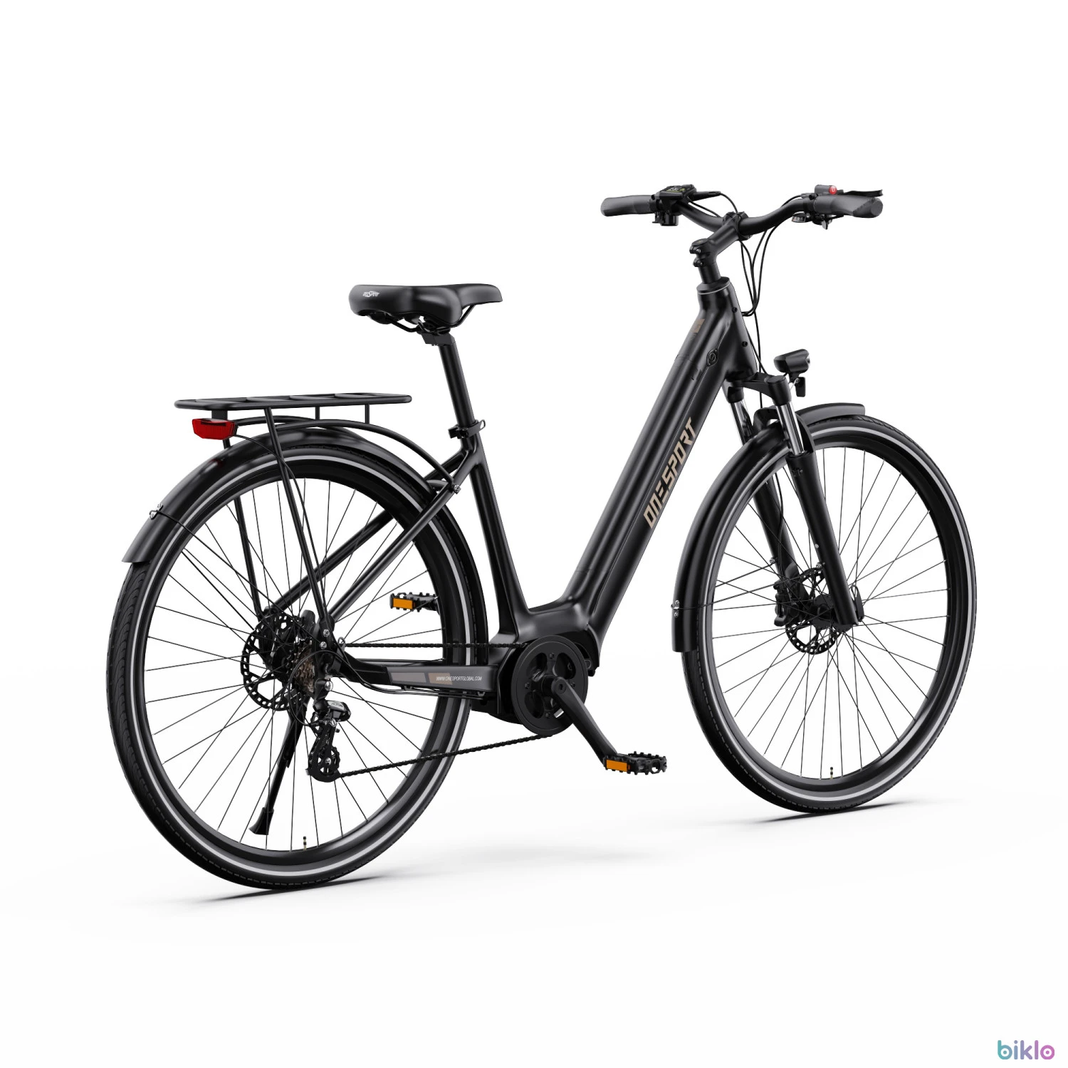 4. OneSport OT07 Commuter E-bike 27.5’’ Mid-mounted BAFANG motor 36V250W 14AH