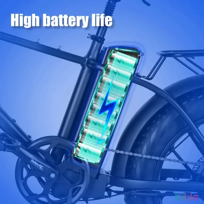 5. CMACEWHEEL T20 750W 20" Fat Bike 864Wh Electric Mountain Bike Cargo E-bike 48V 18Ah Battery