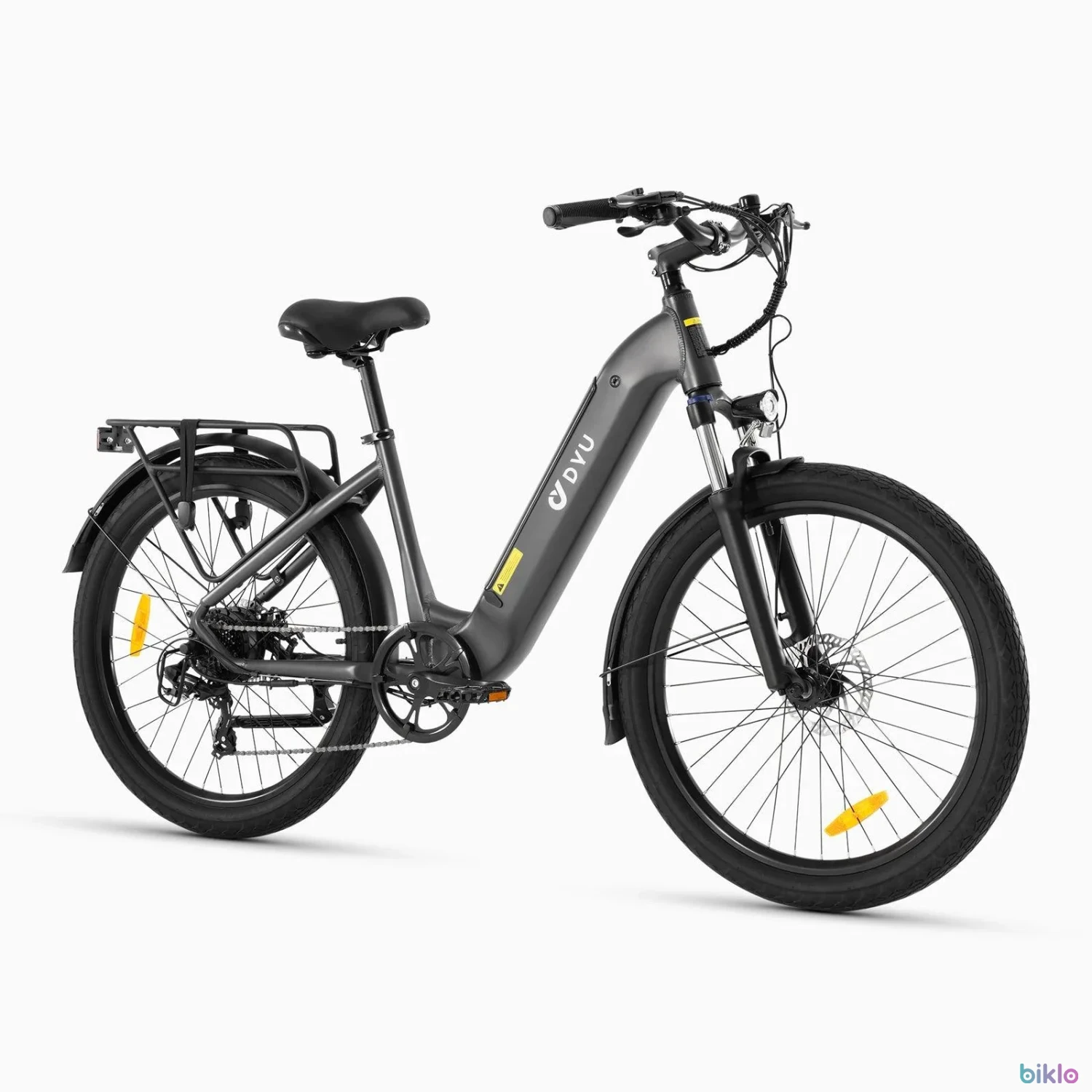 1. DYU C1 Electric Bike for Adults, 26" with 350W Motor, 36V 10Ah Battery