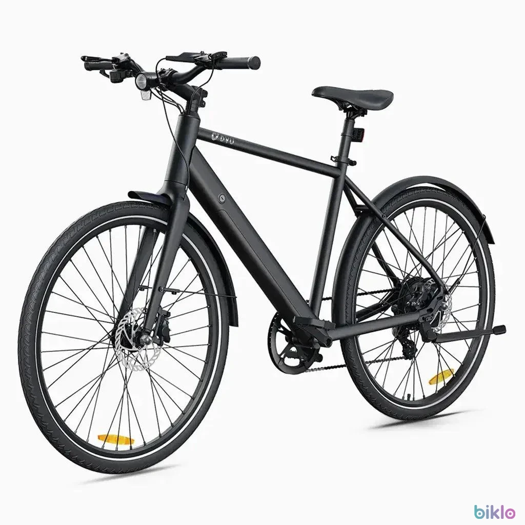 1. DYU Stroll 1 Electric Bike 250W 27'' with 36V 9Ah Battery, Dual Hydraulic Disc Brake