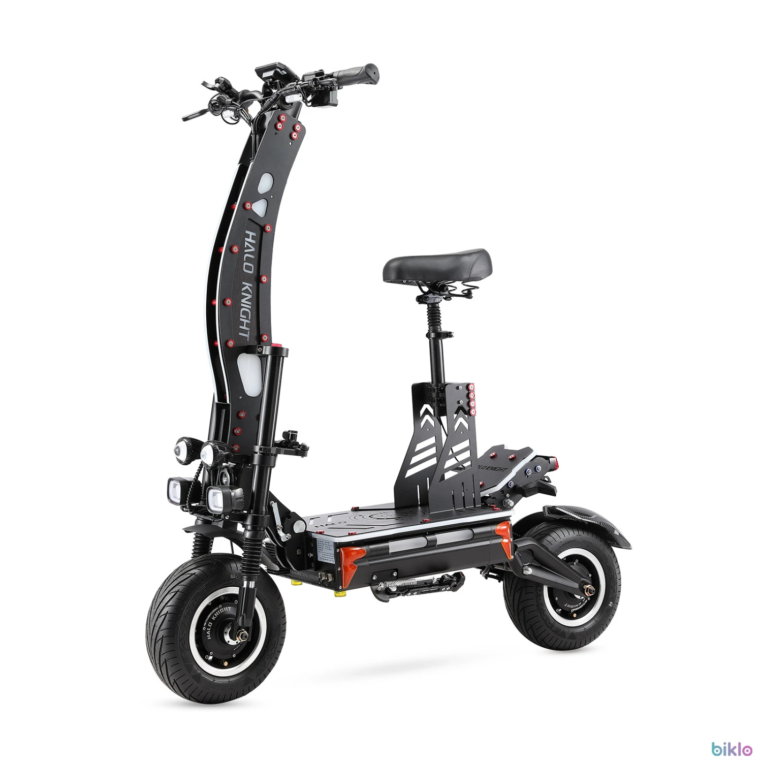 1. Halo Knight T107 Max Electric Scooter 13" Tires Dual 4000W Motors 72V 50Ah Battery