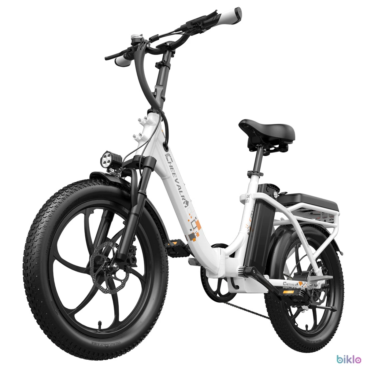 Cheevalry C20 250W Electric Bike 20'' Fatbike 48V15AH Folding Mountain E-Bike - 145597
