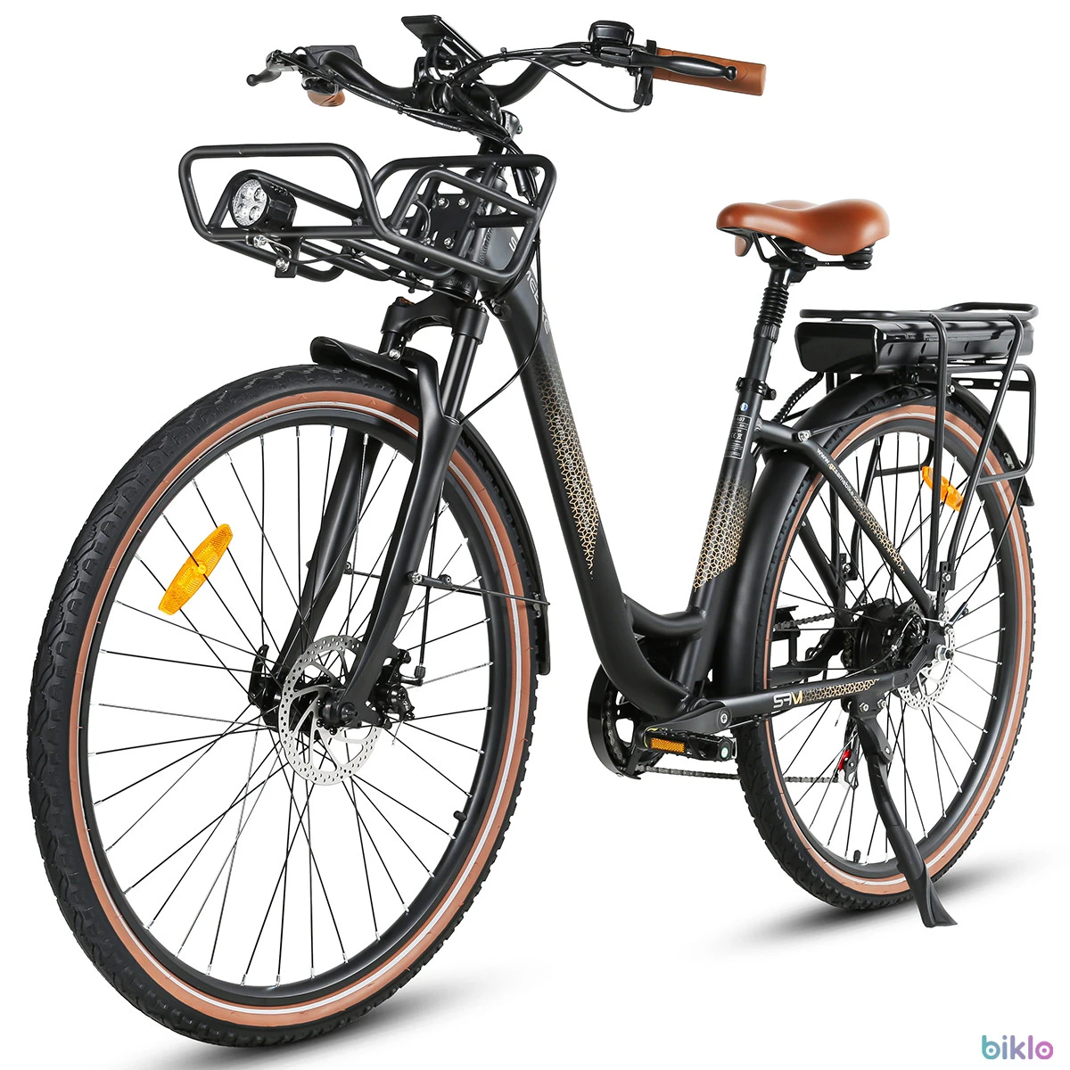 1. SAMEBIKE RS-A07 28" Electric Bike 500W Motor 36V 13Ah Battery City Leisure Comfortable Ladies Ebikes