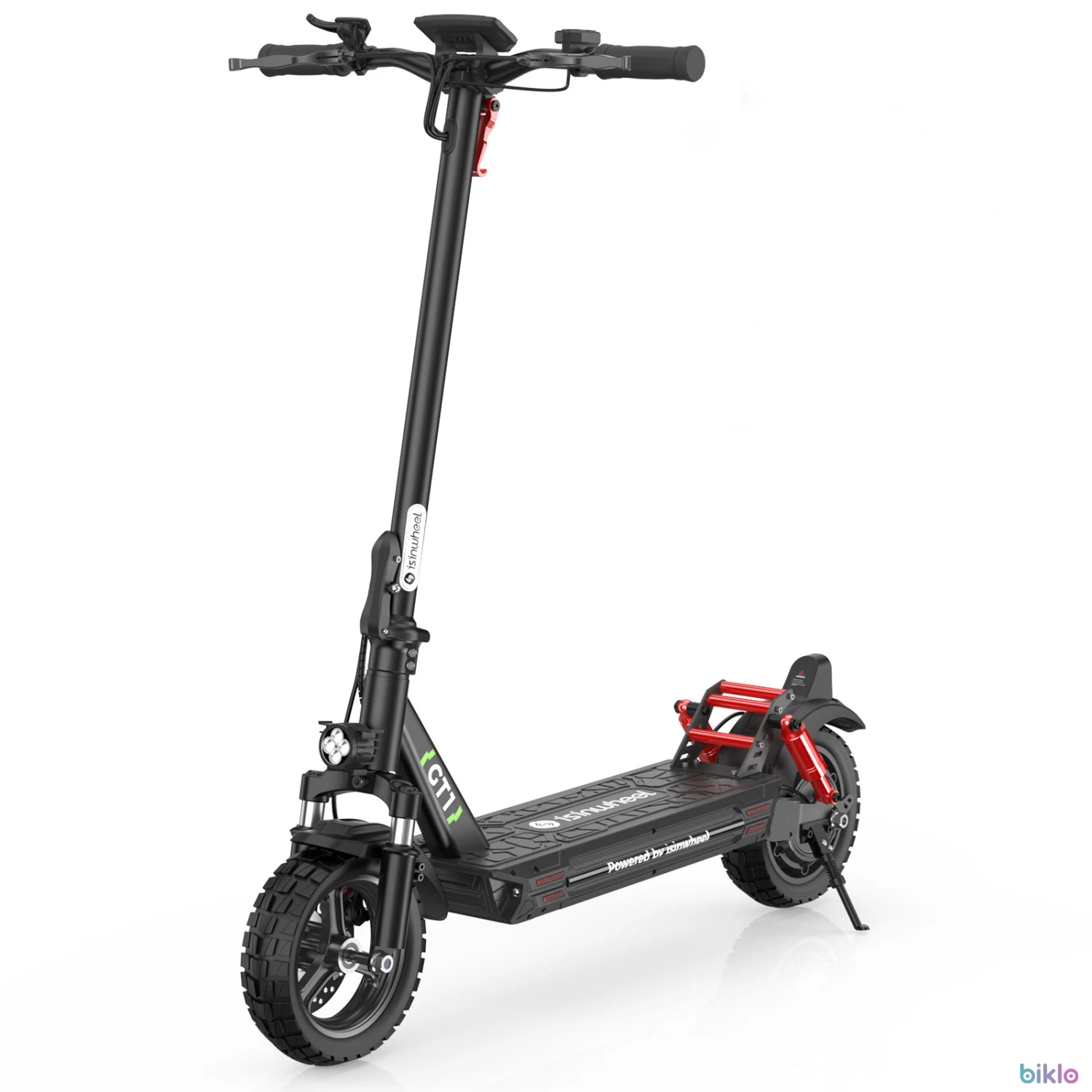 1. Isinwheel GT1 Electric Scooter 800W 48V 10Ah Battery, 10-inch, App Control