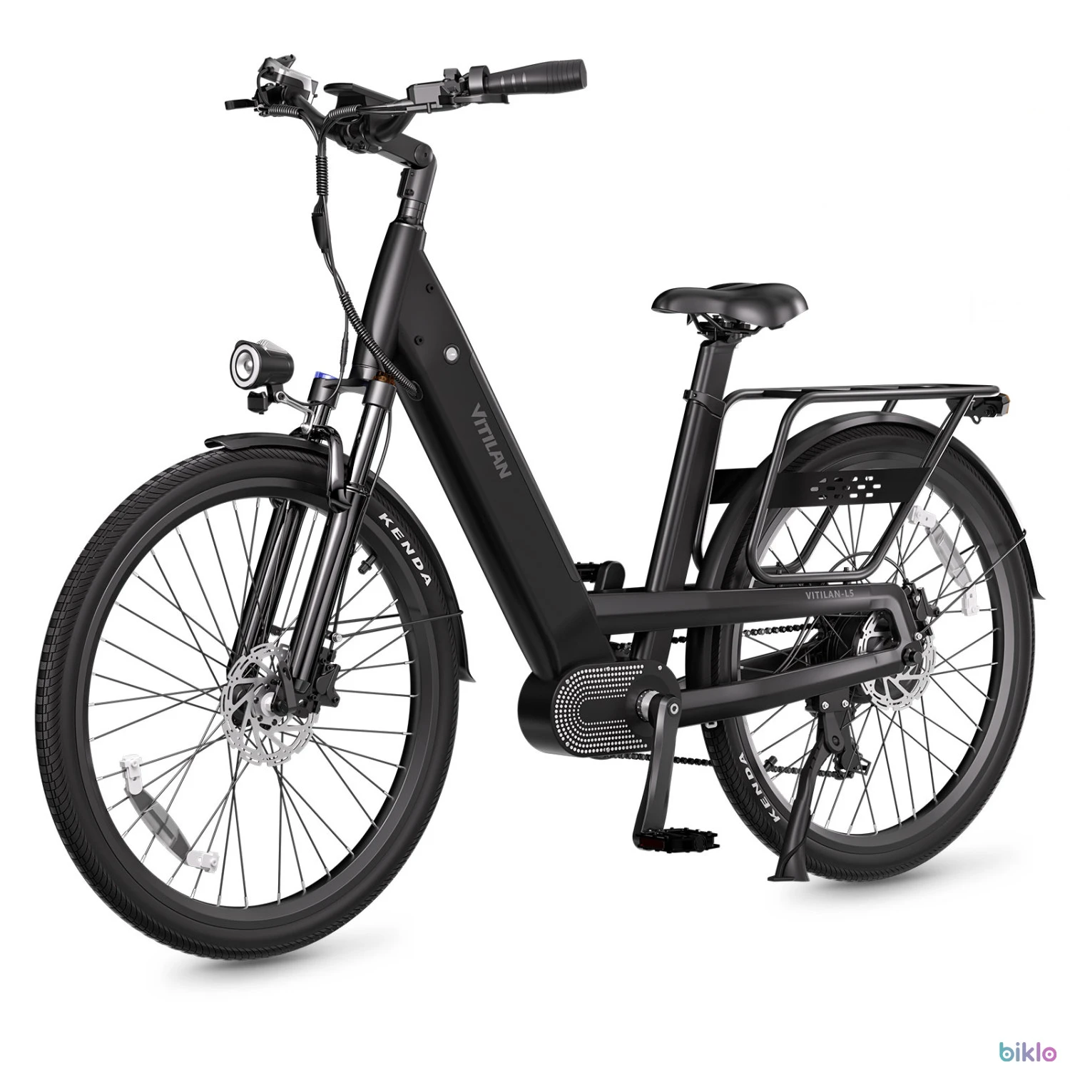 1. Vitilan L5 Urban Commuter Electric Bike 26” 500W, with 48V15AH Battery