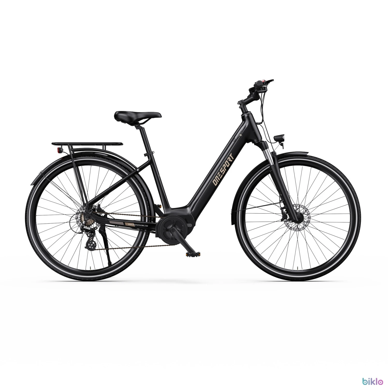 5. OneSport OT07 Commuter E-bike 27.5’’ Mid-mounted BAFANG motor 36V250W 14AH