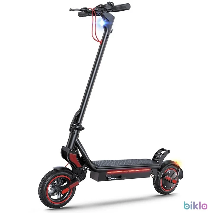 2. IScooter W8 Electric Scooter 9.5'' Folding commuter scooter 500W 48V14Ah Battery, App Control