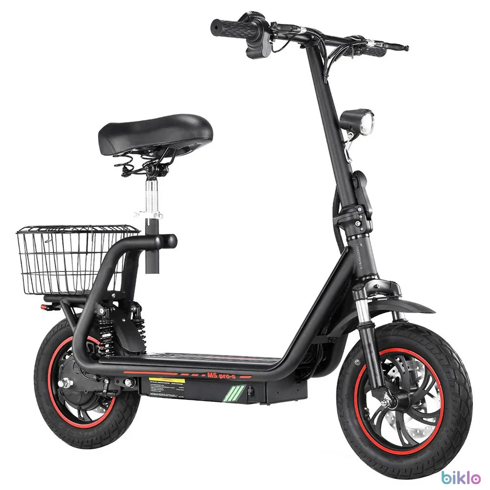 1. Bogist M5 Pro-S 12" Folding Electric Scooter 500W Motor 48V 13Ah Battery With Seat