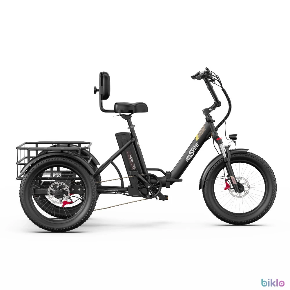 6. ONESPORT OT30 PRO 20" 3-Wheel Folding E-Trike 500W Motor 48V 18Ah Battery