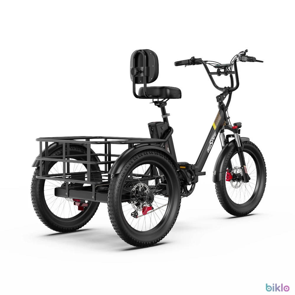 3. ONESPORT OT30 PRO 20" 3-Wheel Folding E-Trike 500W Motor 48V 18Ah Battery