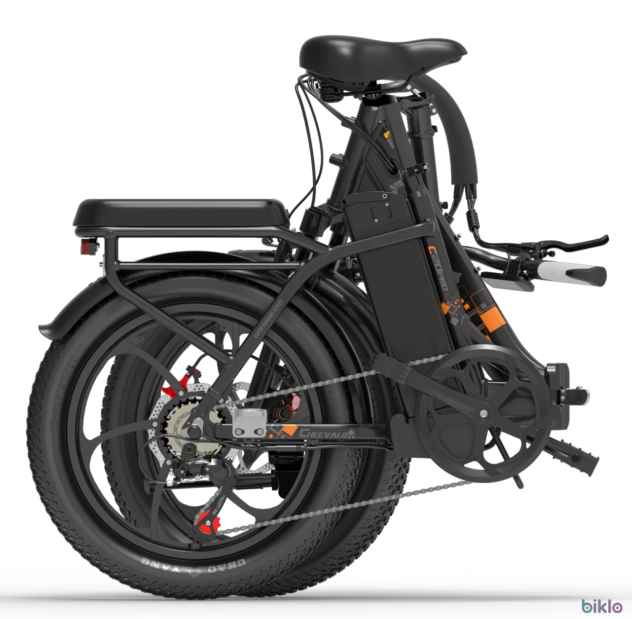 6. Cheevalry C20 250W Electric Bike 20'' Fatbike 48V15AH Folding Mountain E-Bike