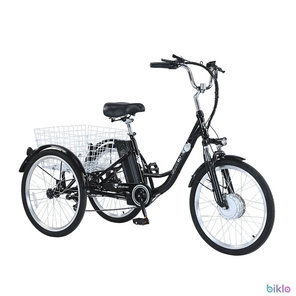 1. Gogobest GF100 Electric City Tricycle Cargo E-bike 36V 20AH Battery 350W Motor 24inch