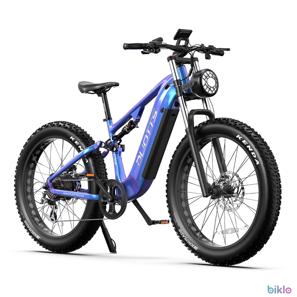 1. DUOTTS E26 26" Fat Tire Electric Mountain Bike 750W Motor 48V 20Ah Battery