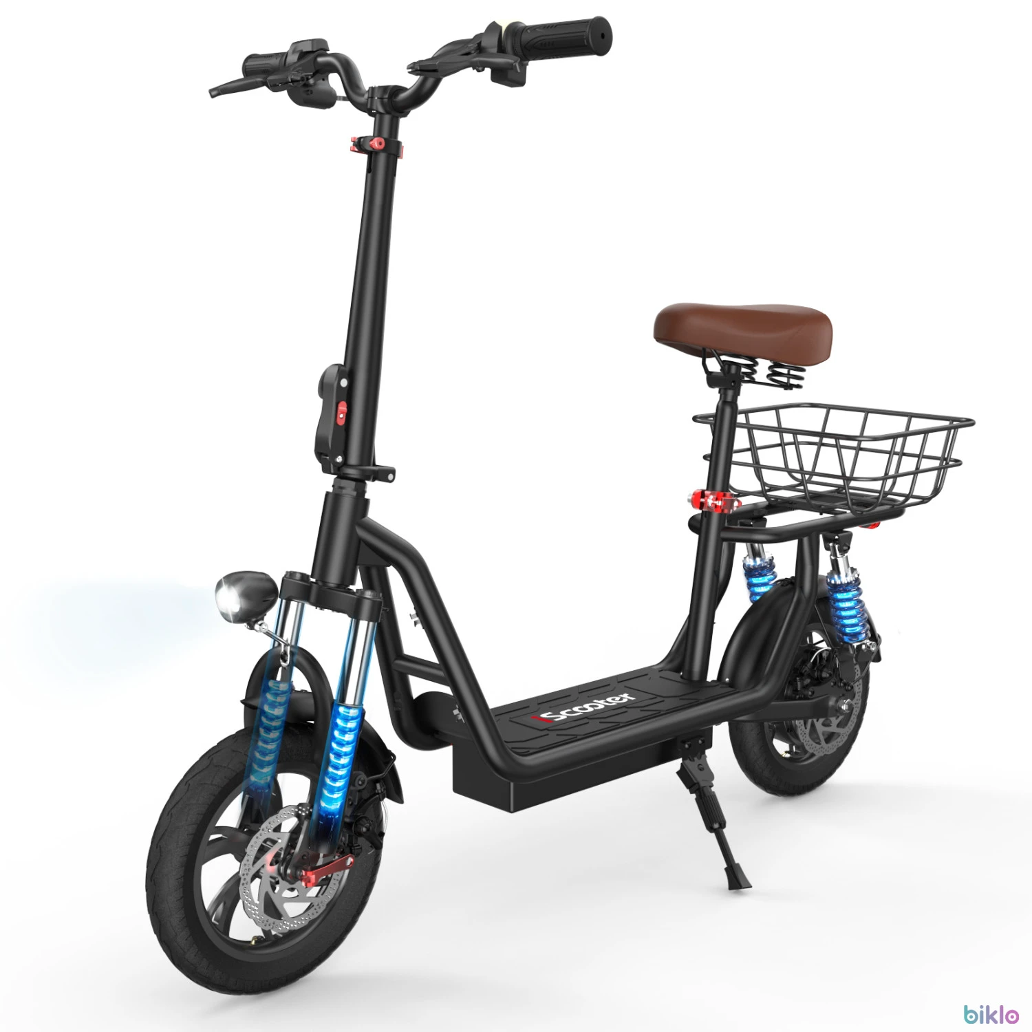 1. IScooter i12 Electric Scooter with Seat for Adults, 500W 12" 36V 7.5AH Battery