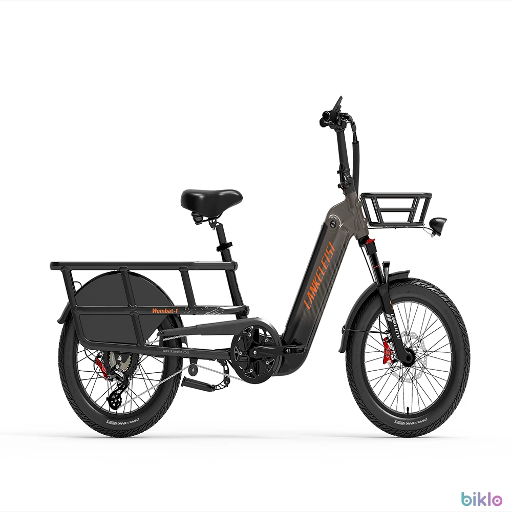 2. Lankeleisi Wombat-1 20inch Cargo Electric Bike With Torque Sensor 1000W 48V 20Ah Battery