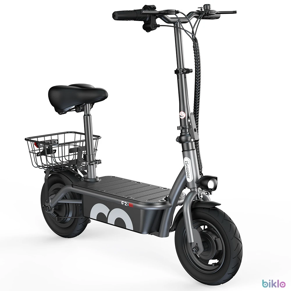 1. IScooter F2 500W Foldable Electric Scooter with Seat for Adults, 10 Inch,36V7.8Ah