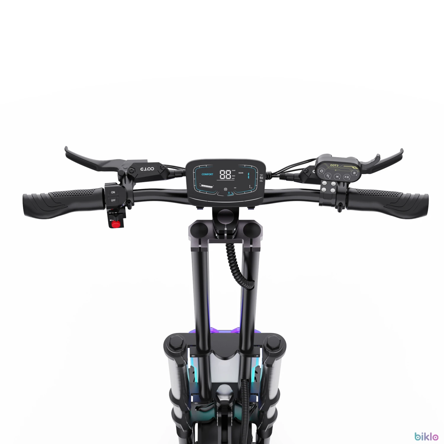 7. OOTD T90 13" All-Terrain Electric Scooter 2100W*2 Dual Motor 60V 31.2Ah Battery