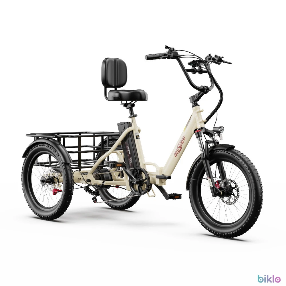 ONESPORT OT30 PRO 20" 3-Wheel Folding E-Trike 500W Motor 48V 18Ah Battery - 145099