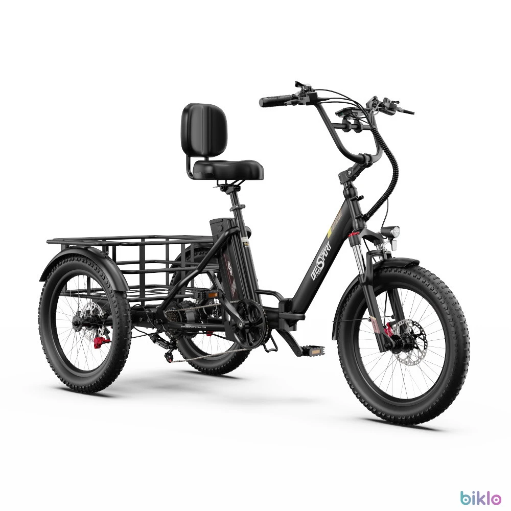 1. ONESPORT OT30 PRO 20" 3-Wheel Folding E-Trike 500W Motor 48V 18Ah Battery