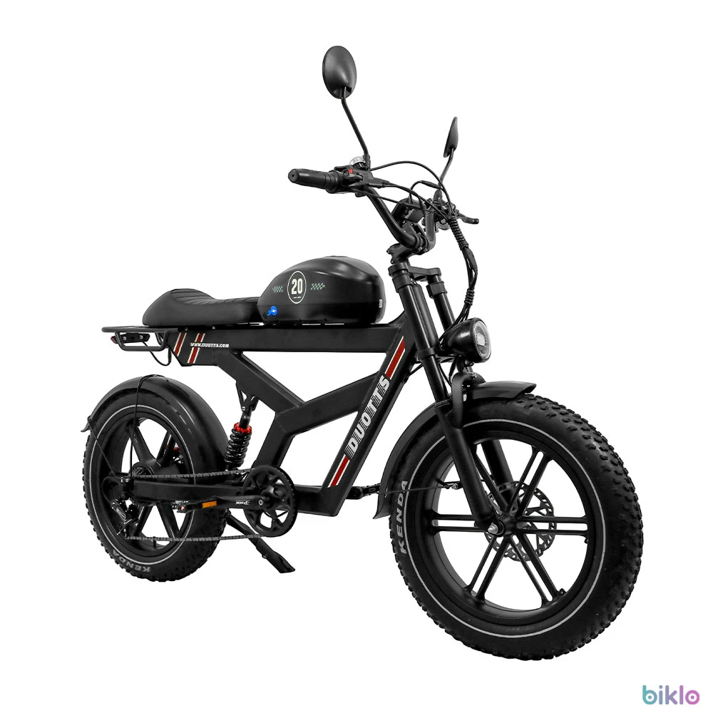 1. DUOTTS F20 20" Retro Electric Dirt Bike 750W Motor 52V 27Ah Battery