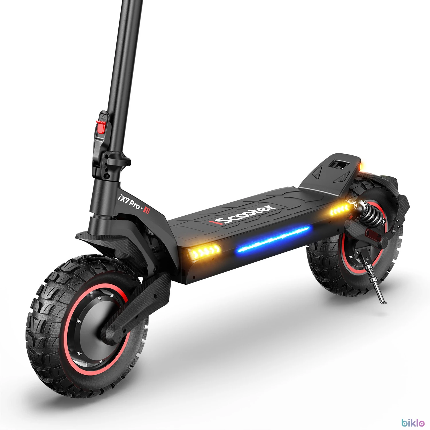 3. IScooter iX7 Pro Electric Scooter 10'' , 2*1000W 48V17.5Ah App Control, Dual Suspensions